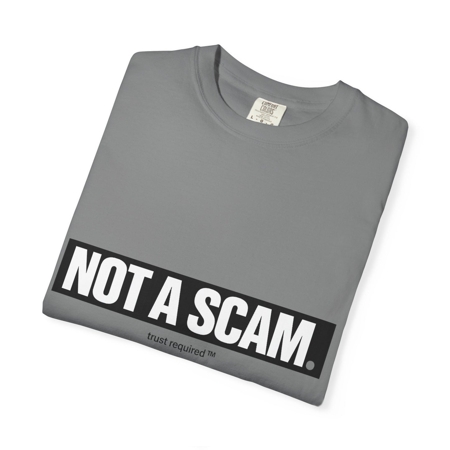 The Not a Scam Tee — April 1 Edition