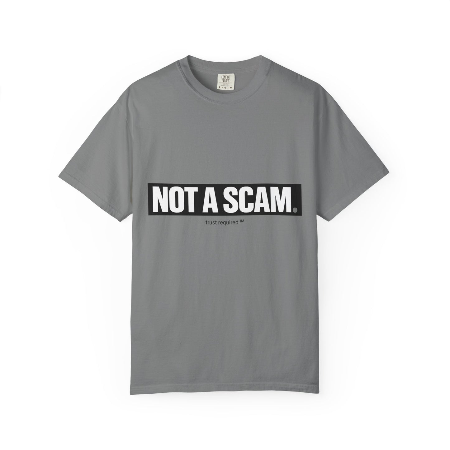 The Not a Scam Tee — April 1 Edition