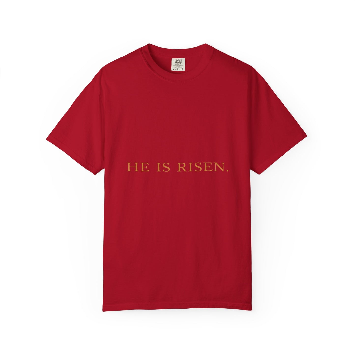 “The Risen Light Tee — Matthew 28:6 Edition ✨”