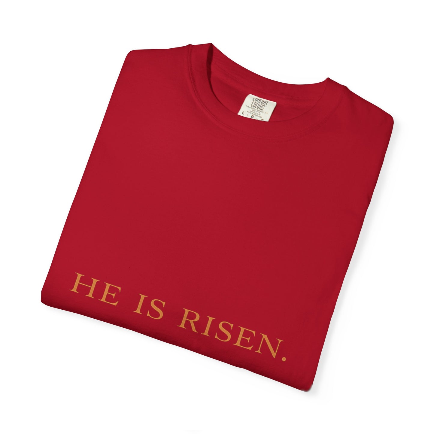 “The Risen Light Tee — Matthew 28:6 Edition ✨”