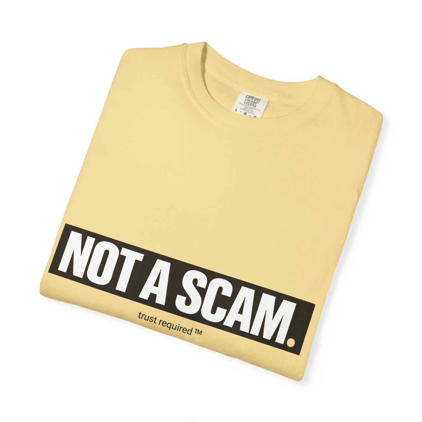 The Not a Scam Tee — April 1 Edition