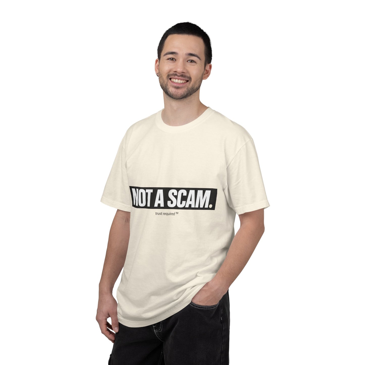 The Not a Scam Tee — April 1 Edition