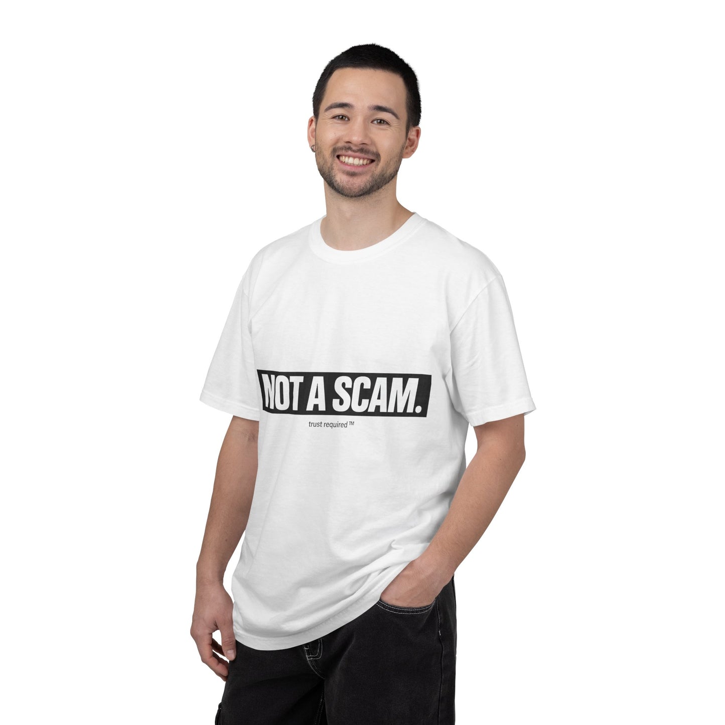 The Not a Scam Tee — April 1 Edition