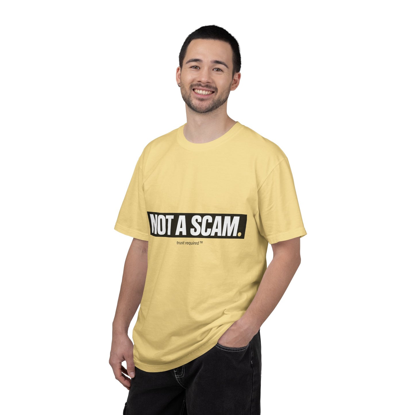 The Not a Scam Tee — April 1 Edition